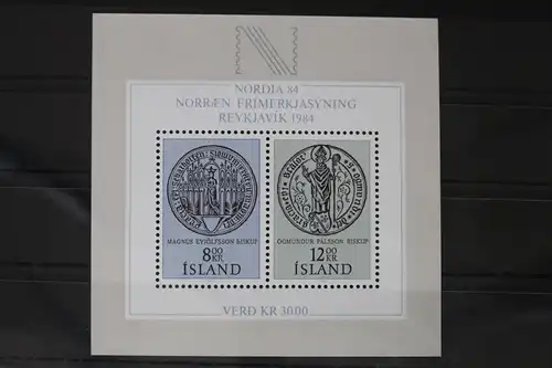 Island Block 5 mit 606-607 postfrisch #UZ594