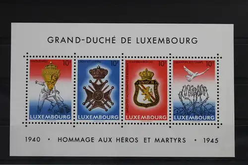 Luxemburg Block 14 mit 1127-1130 postfrisch #UX912