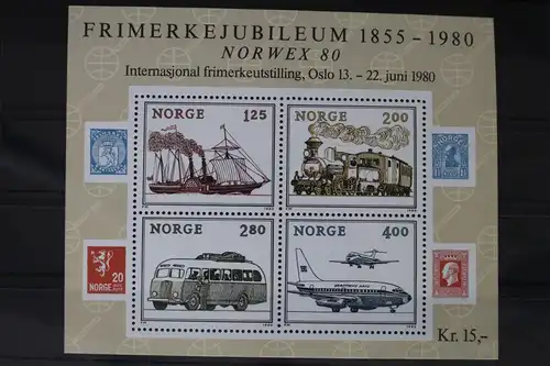 Norwegen Block 3 mit 817-820 postfrisch #UZ600