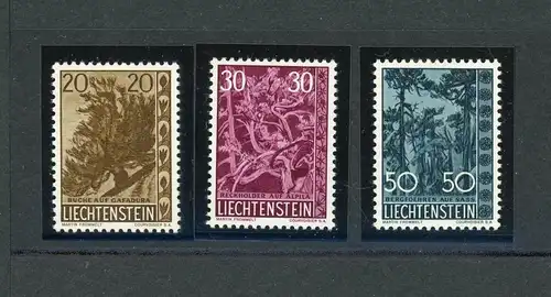 Liechtenstein 399-401 postfrisch Bäume #JJ939