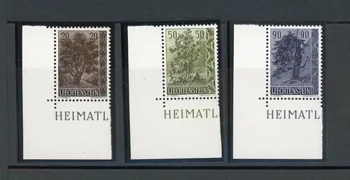 Liechtenstein 371-373 postfrisch Bäume #JJ940