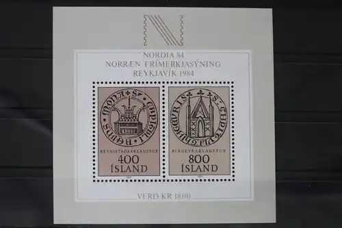 Island Block 4 mit 588-589 postfrisch #UZ585