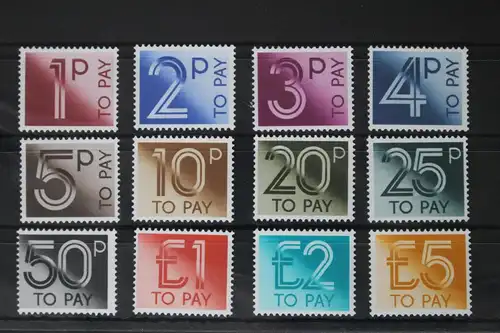 Großbritannien Portomarken 89-100 postfrisch #UZ631