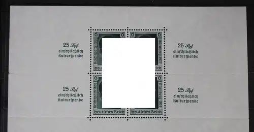 Deutsches Reich Block 11 postfrisch mit Bug #UY120