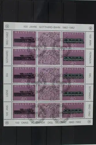 Schweiz 1214-1215 gestempelt als Kleinbogen #VB005