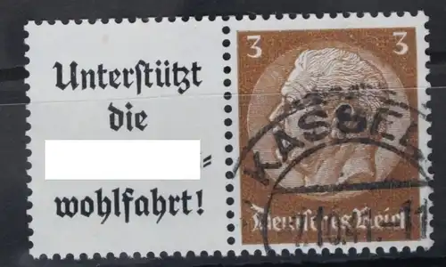 Deutsches Reich Zd W75 gestempelt #VA482