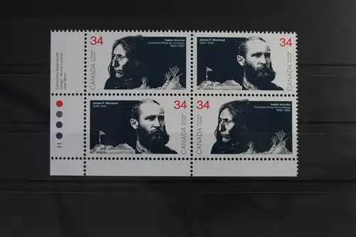 Kanada 1008-1009 postfrisch als Viererblock #VB075