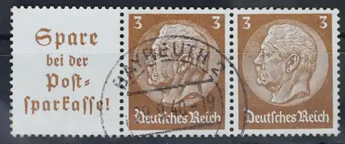 Deutsches Reich Zd W79 gestempelt #VB521