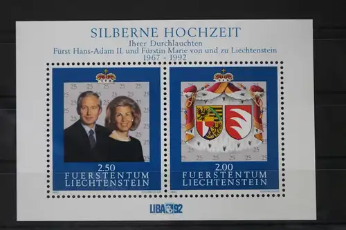 Liechtenstein Block 14 mit 1039-1040 postfrisch #UZ826