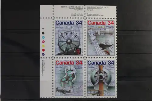 Kanada 999-1002 postfrisch als Viererblock #VB070