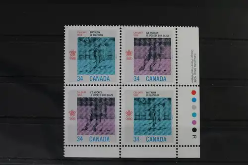 Kanada 1011-1012 postfrisch als Viererblock #VB183