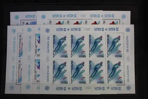 Sowjetunion 5788-5792 postfrisch als Kleinbogensatz Olympische Spiele #VA606