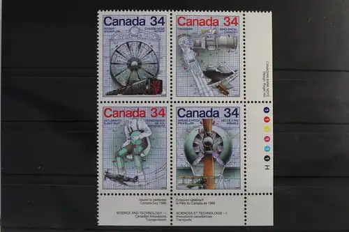 Kanada 999-1002 postfrisch als Viererblock #VB069