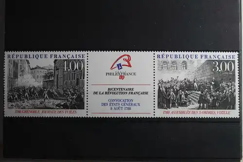 Frankreich 2674-2675 postfrisch als Dreierstreifen #VC567