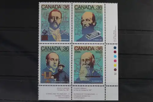 Kanada 1048-1051 postfrisch als Viererblock #VB086