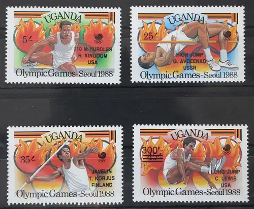 Uganda 638-641 postfrisch #VD612