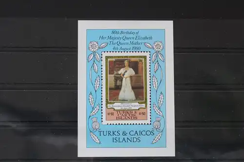 Turks- und Caicosinseln Block 23 mit 497 postfrisch #VC706