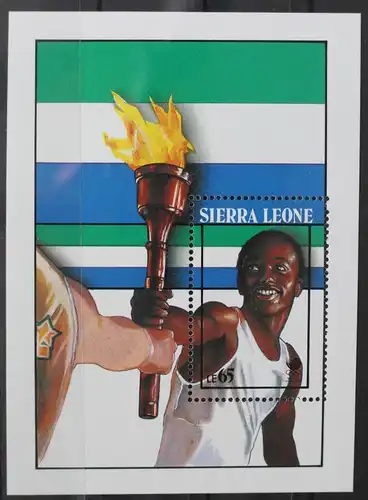 Sierra Leone Block 77 mit 1096 postfrisch #VD567