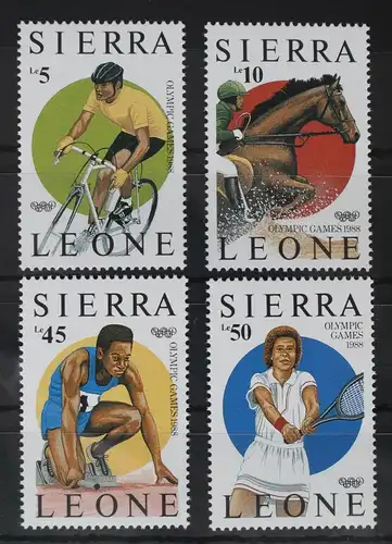 Sierra Leone 997-1000 postfrisch #VD573