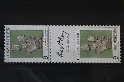 Slowakei 185 postfrisch als Zwischenstegpaar #VC885