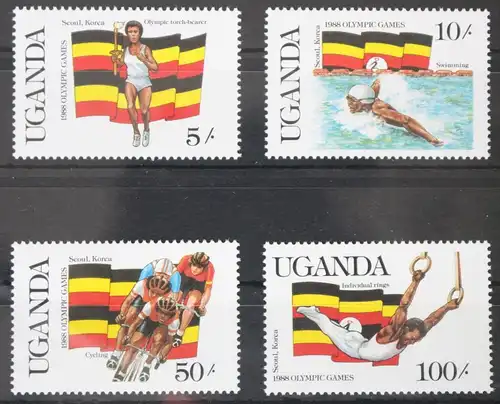 Uganda 534-537 postfrisch #VD607