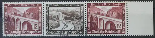Deutsches Reich Zd W118 gestempelt Zusammendruck ungefaltet #VG032