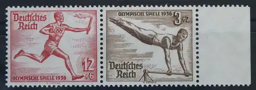 Deutsches Reich Zd W109 postfrisch Zusammendruck ungefaltet #VA884