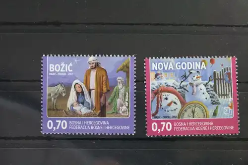 Kroatische Post (Mostar) 356-357 postfrisch #VE157