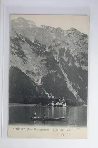 AK Königssee (Bayr. Hochgebirge) Blick vom Reitl. #PI815