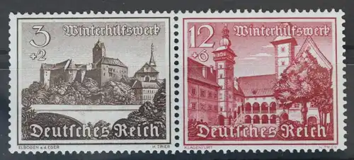 Deutsches Reich Zd W144 postfrisch Zusammendruck ungefaltet #VG321