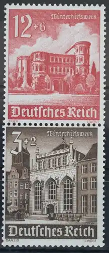 Deutsches Reich Zd S266 postfrisch Zusammendruck ungefaltet #VG439
