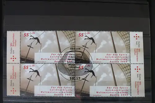 BRD 2729 gestempelt als 4er Einheit #VF072