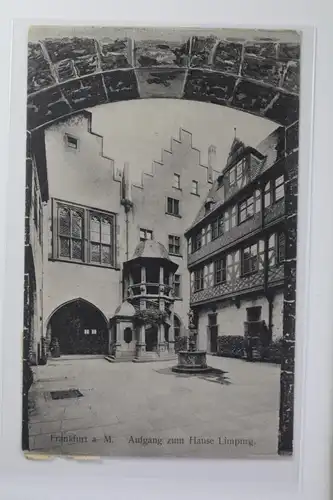 AK Frankfurt a. Main Aufgang zum Hause Limpurg 1912 #PI903