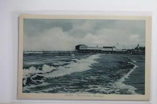 AK Seebad Swinemünde Brandung #PI819