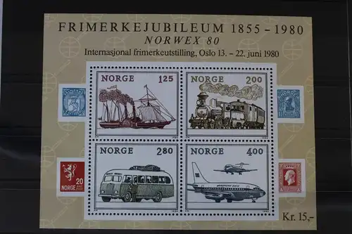 Norwegen Block 3 mit 817-820 postfrisch #VD108