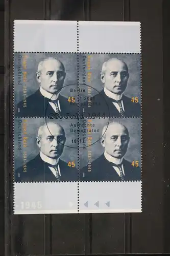 BRD 2571 gestempelt als 4er Einheit #VF172