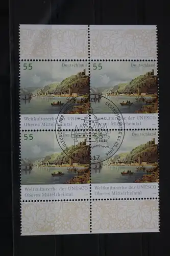 BRD 2536 gestempelt als 4er Einheit #VF184