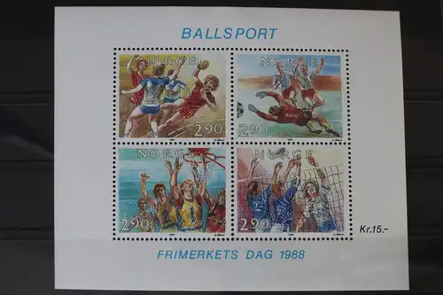 Norwegen Block 10 mit 1003-1006 postfrisch #VD121