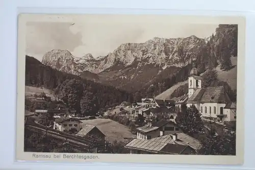 AK Ramsau bei Berchtesgaden 1919 #PJ004