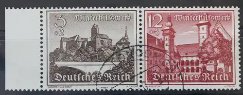 Deutsches Reich Zd W144 gestempelt Zusammendruck ungefaltet #VG320