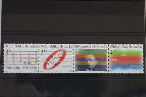 Kroatien 371-374 postfrisch als Viererstreifen #VD820