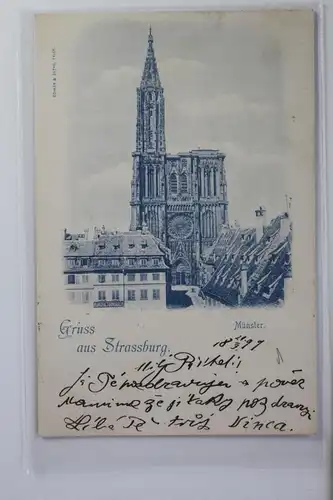 AK Straßburg Münster 1899 #PI942