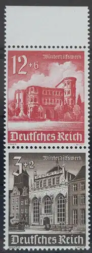 Deutsches Reich Zd S266 postfrisch Zusammendruck ungefaltet #VG438