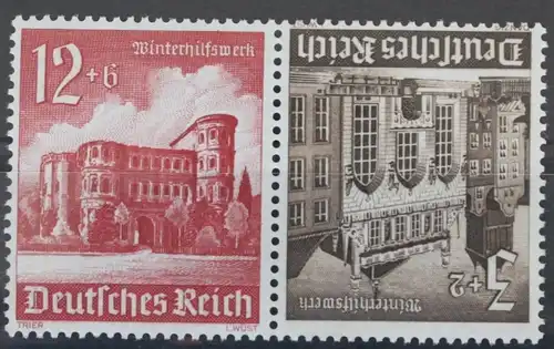 Deutsches Reich Zd K37 postfrisch Zusammendruck ungefaltet #VG482