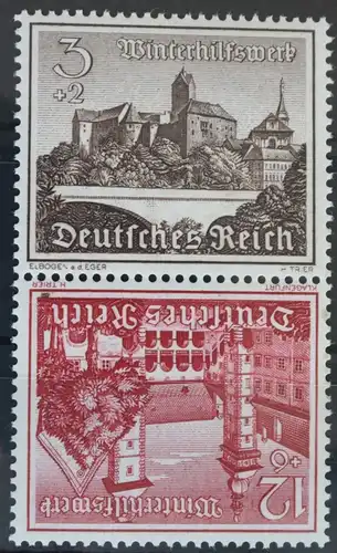 Deutsches Reich Zd SK36 postfrisch Zusammendruck ungefaltet #VG359