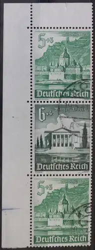 Deutsches Reich Zd S259 gestempelt Zusammendruck ungefaltet #VG398