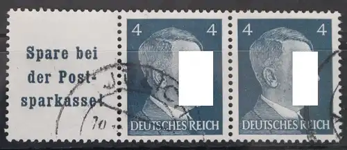 Deutsches Reich Zd W151 gestempelt Zusammendruck ungefaltet #VG623