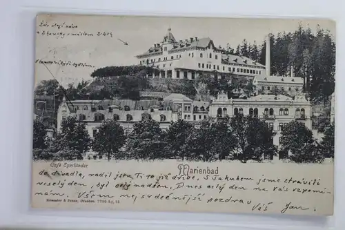 AK Marienbad Café Egerländer #PI976