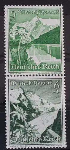 Deutsches Reich Zd S245 postfrisch Zusammendruck ungefaltet #VG226