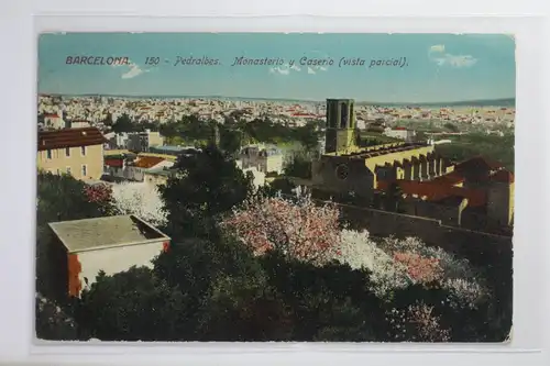 AK Barcelona Pedralbes - Monasterio y Caserio (vista parcial) #PI854